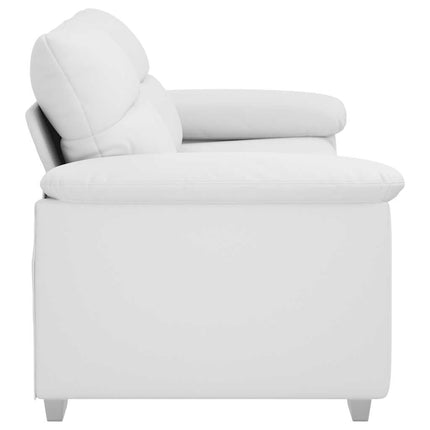 2-sitssoffa vit 180x81x84 cm konstläder
