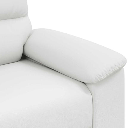 2-sitssoffa vit 180x81x84 cm konstläder