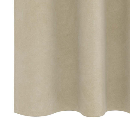Mörkläggningsgardiner 2 pcs Kräm 140 x 225 cm Sammet