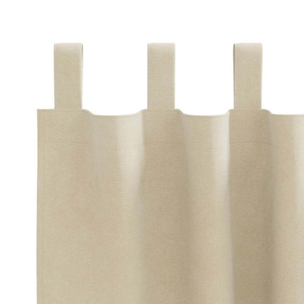 Mörkläggningsgardiner 2 pcs Kräm 140 x 260 cm Sammet