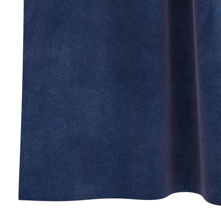 Mörkläggningsgardiner 2 pcs Mörkblå 140 x 260 cm Sammet
