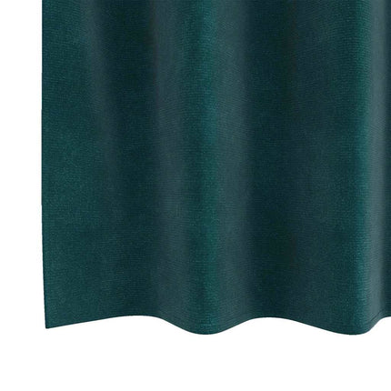 Mörkläggningsgardiner 2 pcs Mörkgrön 140 x 175 cm Sammet