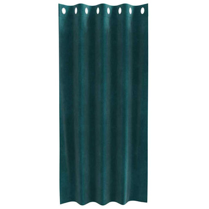 Mörkläggningsgardiner 2 pcs Mörkgrön 140 x 175 cm Sammet