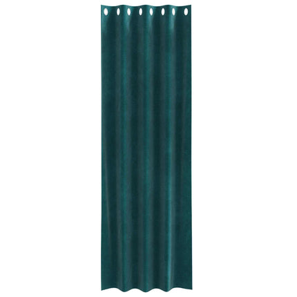 Mörkläggningsgardiner 2 pcs Mörkgrön 140 x 245 cm Sammet