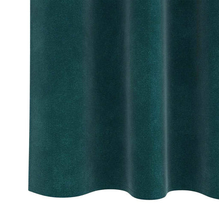 Mörkläggningsgardiner 2 pcs Mörkgrön 140 x 225 cm Sammet