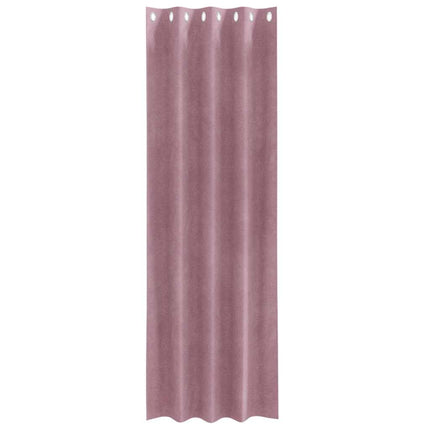 Mörkläggningsgardiner 2 pcs Mörkrosa 140 x 225 cm Sammet