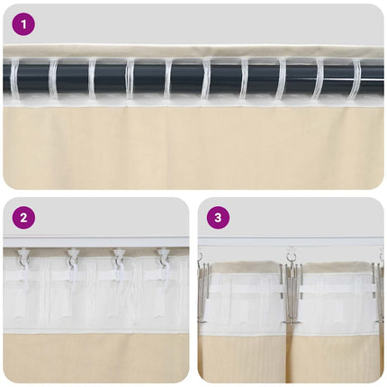 Mörkläggningsgardiner 2 pcs Mörkrosa 140 x 140 cm Sammet