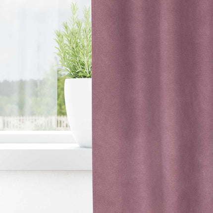 Mörkläggningsgardiner 2 pcs Mörkrosa 140 x 245 cm Sammet