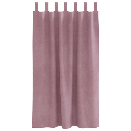 Mörkläggningsgardiner 2 pcs Mörkrosa 140 x 175 cm Sammet