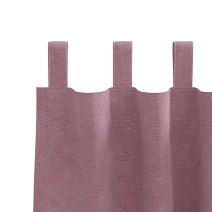 Mörkläggningsgardiner 2 pcs Mörkrosa 140 x 225 cm Sammet