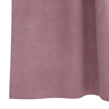 Mörkläggningsgardiner 2 st Mörkrosa 140 x 260 cm Sammet