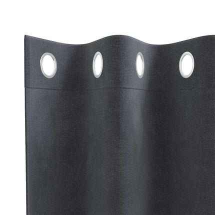 Mörkläggningsgardiner 2 pcs Ljusgrå 140 x 225 cm Sammet