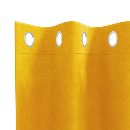 Mörkläggningsgardiner 2 st Senapsgul 140 x 225 cm Sammet