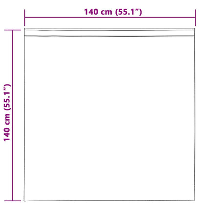 Mörkläggningsgardiner 2 pcs Vinröd 140 x 140 cm Sammet