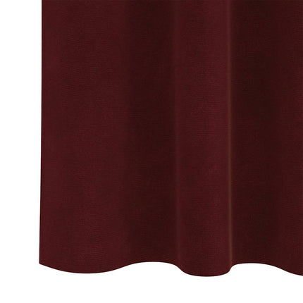 Mörkläggningsgardiner 2 pcs Vinröd 140 x 245 cm Sammet