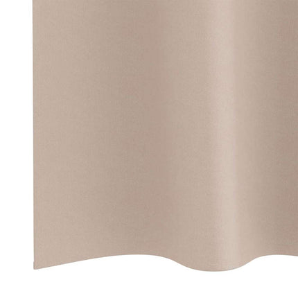 Mörkläggningsgardiner med Ringar 2 pcs Taupe 260 x 140 cm