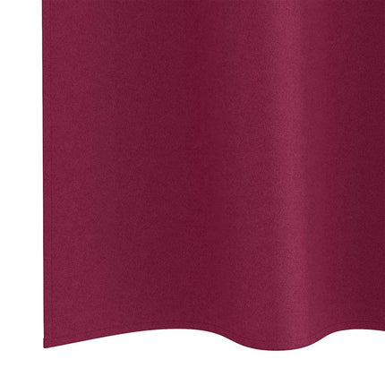 Mörkläggningsgardiner med Ringar 2 pcs Vinröd 225 x 140 cm