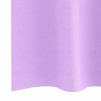 Mörkläggningsgardiner med Ringar 2 pcs Lila 140 x 140 cm