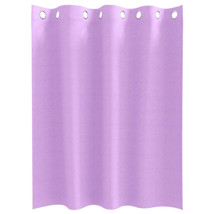 Mörkläggningsgardiner med Ringar 2 pcs Lila 140 x 140 cm