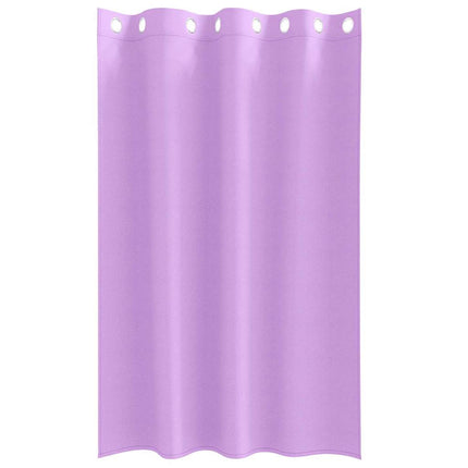 Mörkläggningsgardiner med Ringar 2 pcs Lila 175 x 140 cm