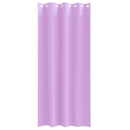 Mörkläggningsgardiner med Ringar 2 pcs Lila 245 x 140 cm