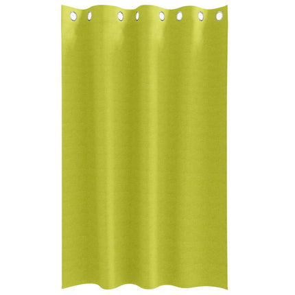 Mörkläggningsgardiner med Ringar 2 pcs Grön 175 x 140 cm