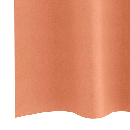 Mörkläggningsgardiner med Ringar 2 pcs Terracotta 175 x 140 cm