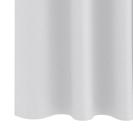 Mörkläggningsgardiner med Ringar 2 pcs Ljusgrå 175 x 140 cm