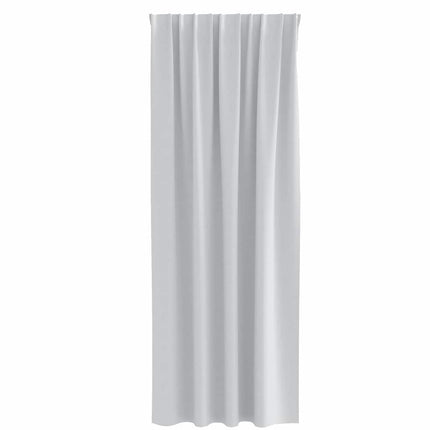 Mörkläggningsgardiner med Ringar 2 pcs Ljusgrå 245 x 140 cm