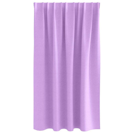 Mörkläggningsgardiner med Ringar 2 st Lila 140 x 140 cm