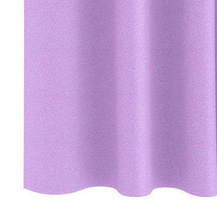 Mörkläggningsgardiner med Ringar 2 pcs Lila 175 x 140 cm