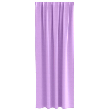 Mörkläggningsgardiner med Ringar 2 st Lila 225 x 140 cm