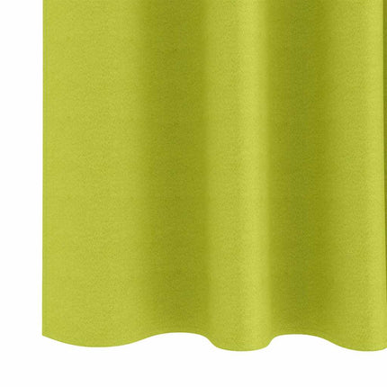 Mörkläggningsgardiner med Ringar 2 pcs Grön 140 x 140 cm