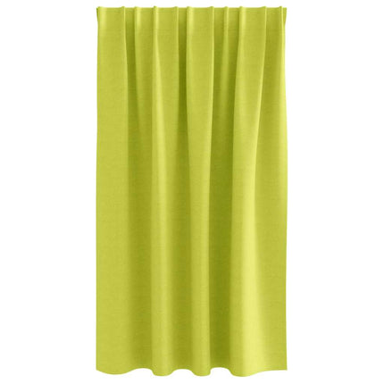 Mörkläggningsgardiner med Ringar 2 pcs Grön 140 x 140 cm