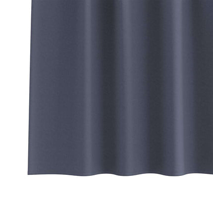 Mörkläggningsgardiner med Ringar 2 pcs Antracit 175 x 140 cm