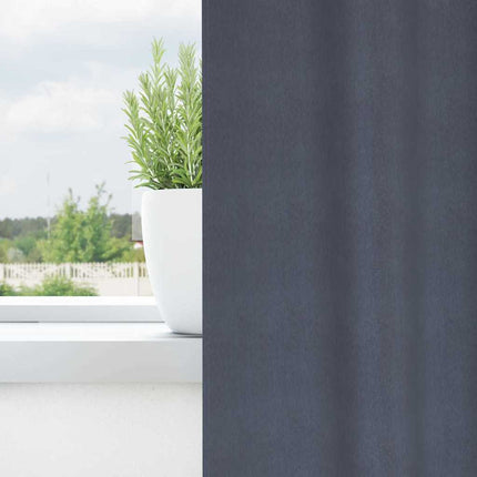 Mörkläggningsgardiner med Ringar 2 pcs Antracit 225 x 140 cm