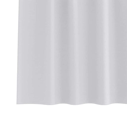 Mörkläggningsgardiner med Ringar 2 pcs Ljusgrå 225 x 140 cm