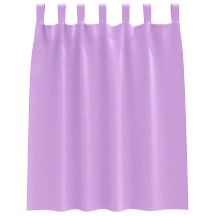 Mörkläggningsgardiner med Ringar 2 pcs Lila 140 x 140 cm