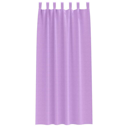Mörkläggningsgardiner med Ringar 2 st Lila 225 x 140 cm