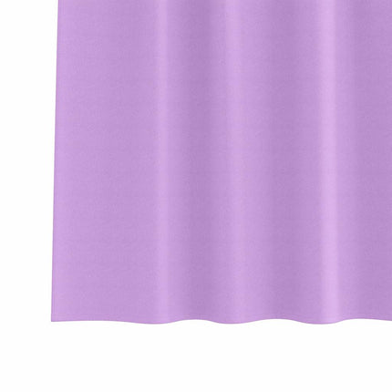 Mörkläggningsgardiner med Ringar 2 pcs Lila 260 x 140 cm