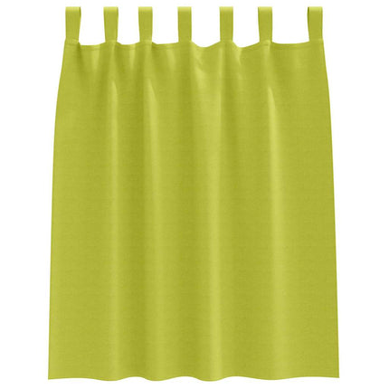 Mörkläggningsgardiner med Ringar 2 pcs Grön 140 x 140 cm