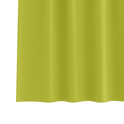 Mörkläggningsgardiner med Ringar 2 pcs Grön 245 x 140 cm