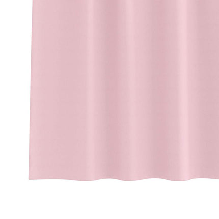 Mörkläggningsgardiner med Ringar 2 pcs Babyrosa 175 x 140 cm