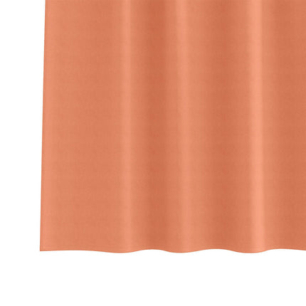 Mörkläggningsgardiner med Ringar 2 pcs Terracotta 225 x 140 cm