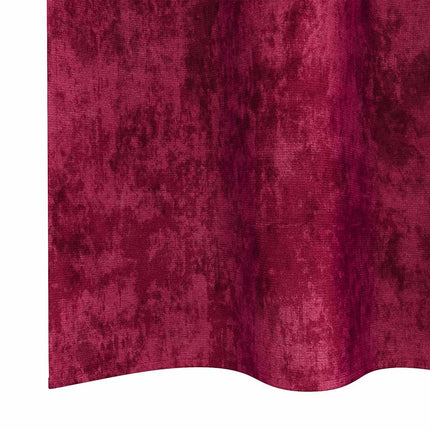 Sammetsgardiner med gardiner 2 pcs Vinröd 245 x 140 cm Sammet
