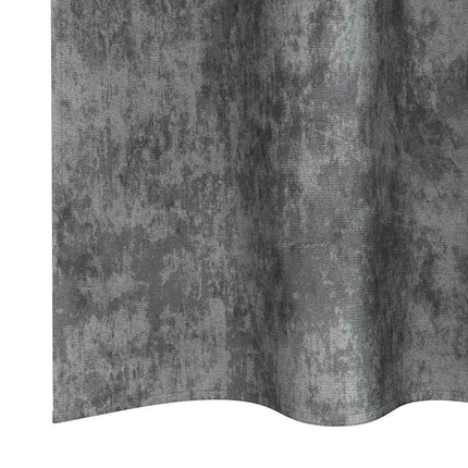 Sammetsgardiner med gardiner 2 pcs Grå 175 x 140 cm Sammet