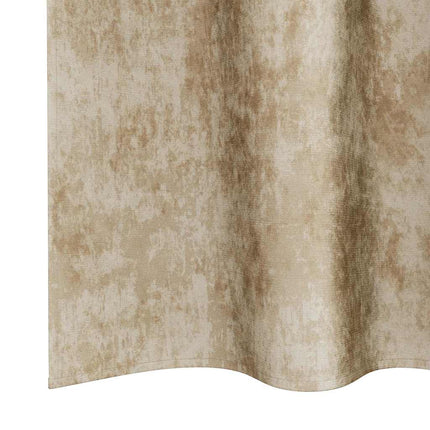 Sammetsgardiner med gardiner 2 pcs Kräm 225 x 140 cm Sammet