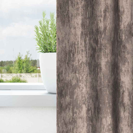 Sammetsgardiner 2 pcs Cappuccino 245 x 140 cm Sammet