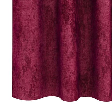 Sammetsgardiner med gardiner 2 pcs Vinröd 225 x 140 cm Sammet