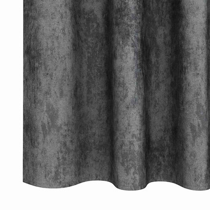 Sammetsgardiner 2 st Grå 175 x 140 cm Sammet
